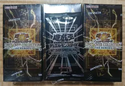 Yu-Gi-Oh! LIMIT OVER COLLECTION THE HEROES 3 Box Set w/ Bonus 1 Pack - Image 1