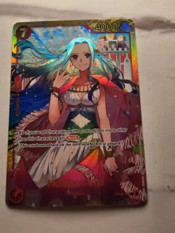 OP04-118 SEC One Piece Card Game Nefeltari Vivi TCG Kingdoms Of Intrigue English - Image 1