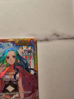OP04-118 SEC One Piece Card Game Nefeltari Vivi TCG Kingdoms Of Intrigue English - Image 4