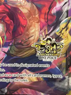 • Monkey.D.Luffy • OP-PR Leader 3rd Anniversary Tournament One Piece TCG NM - Image 3