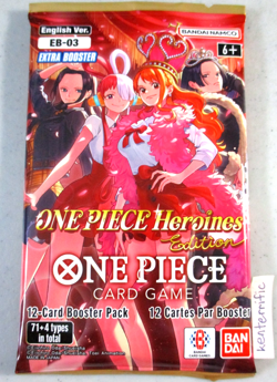 Heroines Edition Extra Booster Pack One Piece Card Game EB-03 English OP TCG - Image 1