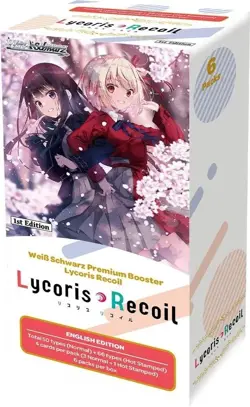 Weiss Schwarz Lycoris Recoil Premium Booster Box ENGLISH NEW SEALED 1st Edition - Image 1