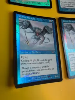 Primoc Escape x4 . Bird Beast Plasyet. LEGIONS (2003). OLD VINTAGE FOIL MTG CARD - Image 4