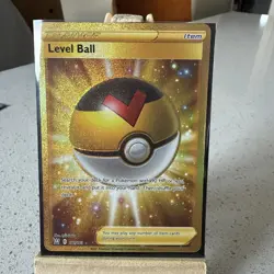 Level Ball 181/163 Battle Styles Gold Hyper Rare Pokemon Card NM #2 - Image 4