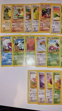 Pokemon TCG Base Set Jungle Cards Bundle Mixed Conditions Incomplete (31 Cards) - Image 2