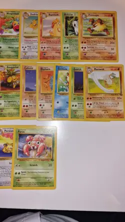 Pokemon TCG Base Set Jungle Cards Bundle Mixed Conditions Incomplete (31 Cards) - Image 4