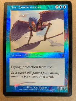 MTG 1x FOIL Aven Smokeweaver Odyssey Legacy Magic the Gathering Card x1 LP - Image 1