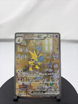 Pokemon Alakazam EX Card 201/165 Scarlet & Violet 151 Near Mint Condition - Image 1