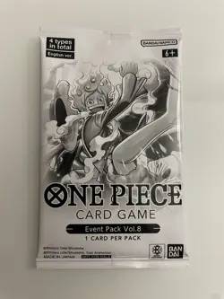 One Piece Card Game Event Pack Vol 8 Sealed New English TCG - Image 1