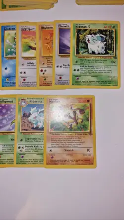 Pokemon TCG Base Set Jungle Cards Bundle Mixed Conditions Incomplete(15 Cards)#3 - Image 3