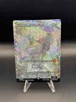 Leonardo Cutting Edge Fractured Foil Near Mint English MTG - Image 1