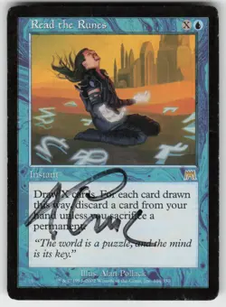 Read the Runes Autographed R Onslaught 104 MP - Image 1