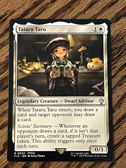 MTG Tataru Taru Commander: Final Fantasy 0030 FIC Non-Foil Near Mint NM - Image 1