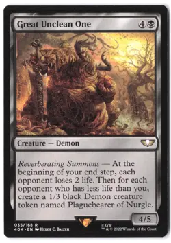 Great Unclean One 35 MTG 40K NM - Image 1