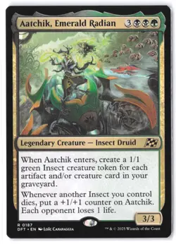 MTG Aatchik, Emerald Radian 187 DFT Normal NM - Image 1