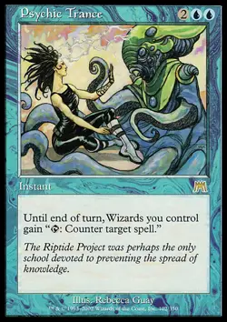 Magic the Gathering MTG Psychic Trance (102) Onslaught MP - Image 1