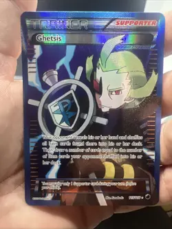 Pokemon Ghetsis (Team Plasma) (Full Art) 115/116 Plasma Freeze Holo - LIGHT PLAY - Image 3