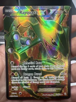Pokemon Rayquaza EX 123/124 Dragons Exalted Full Art - MOD PLAY - Image 3