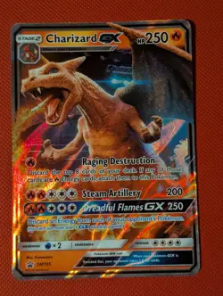 Pokemon TCG - Charizard GX - SM195 - Detective Pikachu Promo - Image 1