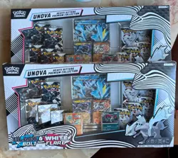 Two(2) Pokemon TCG Scarlet & Violet Black Bolt Unova Heavy Hitters Premium Boxes - Image 1