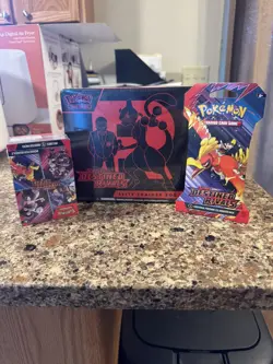 Pokemon Destined Rivals ETB- Combo booster- Sealed New Scarlet Violet - Image 1