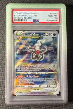 Pokemon Darkrai VSTAR GG50 Crown Zenith PSA 10 GEM MINT 01 - Image 1