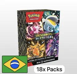 Pokemon Paldean Fates Booster Bundle -18x Packs Brazilian PORTUGUESE Version TCG - Image 1