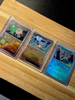 3 Koreanische pokemon karten Holo Set - Selten - Image 1
