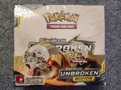 Pokemon Sun & Moon Unbroken Bonds Booster Box (Factory Sealed) W/ Acrylic Case - Image 2