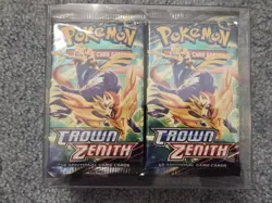36 x Pokemon TCG Crown Zenith Factory Sealed Booster Packs Lot - Image 1