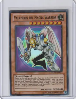 Yugioh LCYW-EN021 Valkyrion the Magna Warrior – Super Rare Unlimited Edition - Image 1