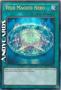 VELO MAGICO NERO • (Dark Magic Veil) • Ultra R • MVP1 IT019 • 1Ed • YUGIOH! - Image 1