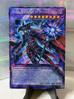 Yu-Gi-Oh! TCG Dark Magician Of Destruction Custom Over Frame Secret Rare - Image 1