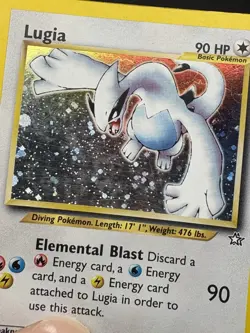 Pokemon Lugia Holo Rare Card 9/111 Neo Genesis HP - Wotc - Image 2