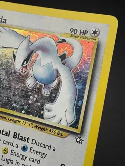 Pokemon Lugia Holo Rare Card 9/111 Neo Genesis HP - Wotc - Image 4