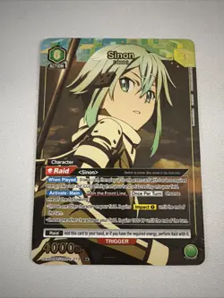 Sinon - Super Rare Alt Art UEX06BT/SAO-2-073 R Union Arena Card - Image 1