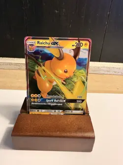 Pokemon TCG Raichu GX Hidden Fates Holo Ultra Rare Card 20/68 NM Condition - Image 1