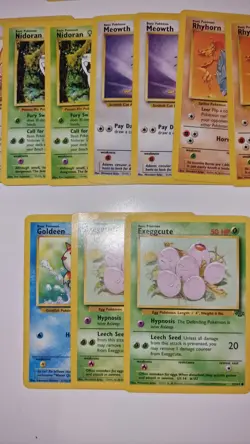 Pokemon Jungle Bundle With Mixed Conditions incomplete (15 Cards With Duplicates - Image 3