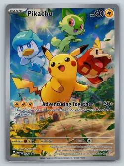 Pikachu 027 Sv: Scarlet & Violet Promo Cards Holo - Image 3