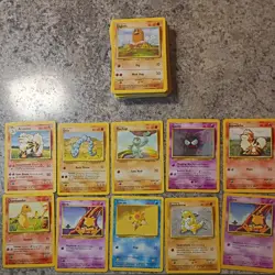 WOTC Pokemon Base Set Card Lot 84 cards total LP–HP Vintage • Actual Cards Shown - Image 2