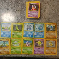 WOTC Pokemon Base Set Card Lot 84 cards total LP–HP Vintage • Actual Cards Shown - Image 4