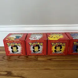 Pokemon 23k Burger King Gold Plated Trading Card Set Red Box Lot Of 6 - Sealed - Image 5