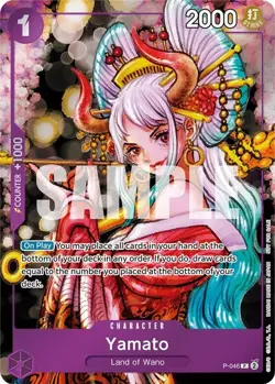 Yamato (Event Pack Vol. 3) (P-046/241) One Piece Promotion Cards NM FOIL - Image 1