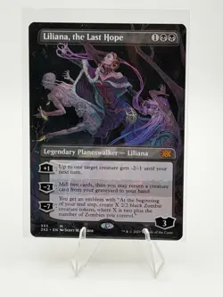 Liliana, the Last Hope - Borderless Near Mint, English Double Masters 2022 - Image 1
