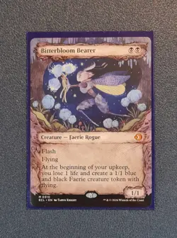 MTG Bitterbloom Bearer - Showcase - Lorwyn Eclipsed - ECL - Near Mint+ - Image 1