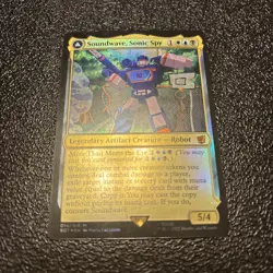 Soundwave, Sonic Spy NM* FOIL Universes Beyond: Transformers 014/015 - - Image 1