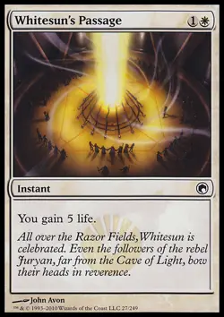 Magic the Gathering MTG Whitesun's Passage (27) Scars of Mirrodin NM - Image 1