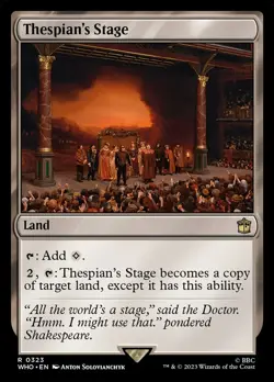 MTG Magic the Gathering Thespian's Stage (323/1448) Doctor Who NM - Image 1