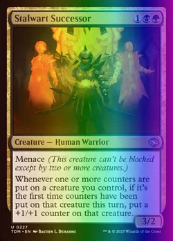 MTG Magic the Gathering Stalwart Successor (227/485) Tarkir Dragonstorm LP FOIL - Image 1