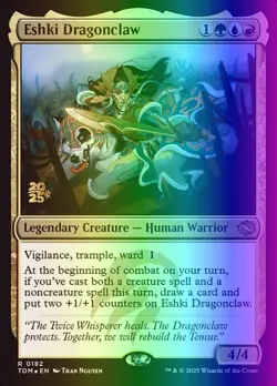 MTG Eshki Dragonclaw (182s/166) Tarkir Dragonstorm Promos LP FOIL - Image 1